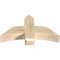 Ekena Millwork Bellingham Rough Sawn Timber Gable Bracket, Douglas Fir, 36"W x 19"H x 6"D x 6"F, 13/12 Pitch GBW036X19X0606BEL00RDF - alternate 5